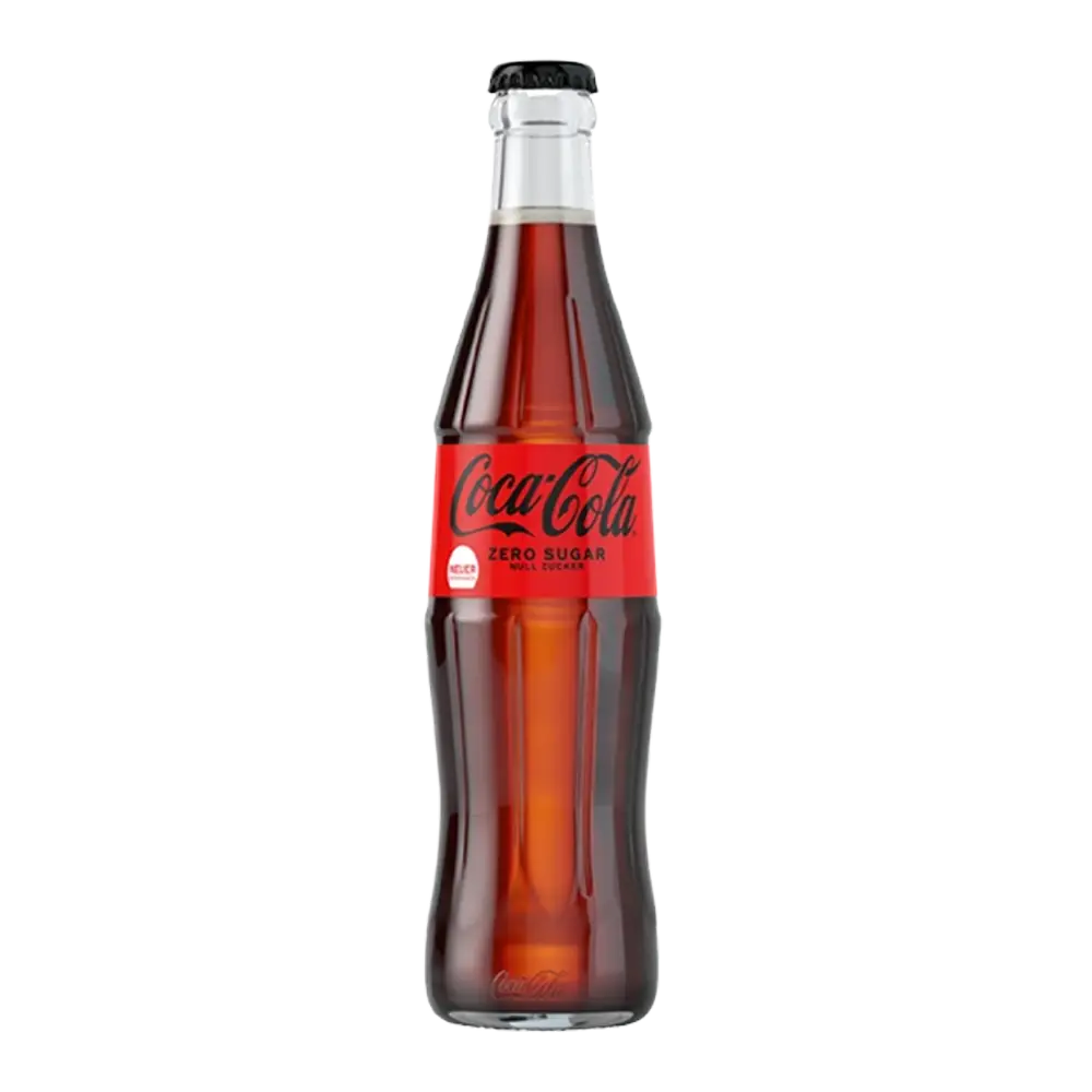 Bild von Coca Cola Zero 0,33l in Glasflasche