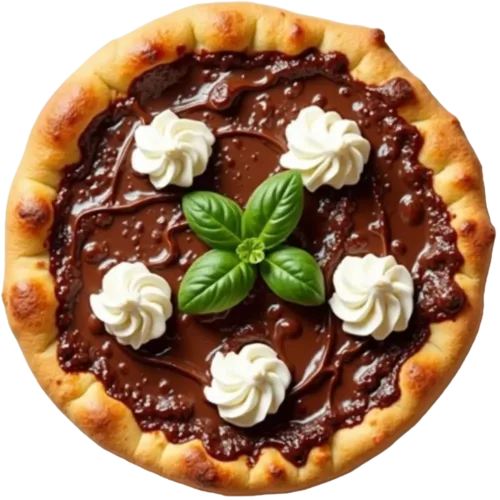 Bild von unserer Pizza Nutella